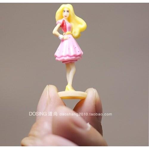 Anime Figure Little Girl Mini Princess Model Ornaments Cartoon Woman Fairy Doll Miniature Decoration Action Figures Figurine Toy