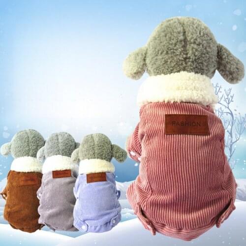 Cotton Warm Dog Clothes Winter Thickening Pet Product Dogs Coat Jacket Pet Clothing Outfit Puppy Costume for Chihuahua