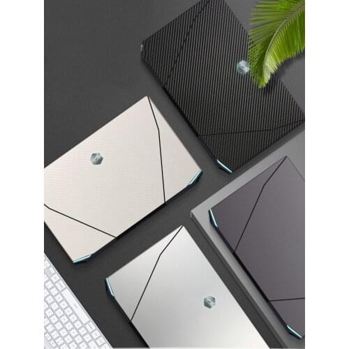 KH Laptop Sticker Decal Skin Carbon fiber Leather Cover Protector for MECHREVO MR X6S-LE01 15.6"