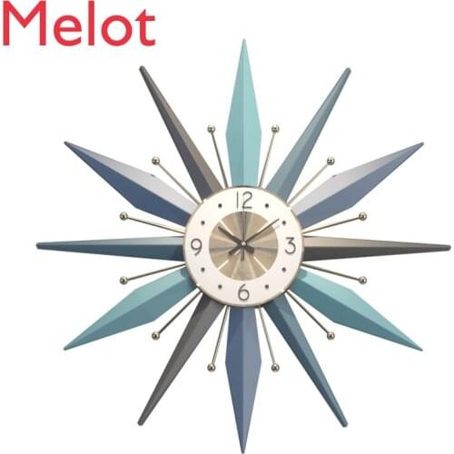 Nordic Creative Wall Clock Living Room Pocket Watch Bedroom Quartz Clock Noiseless Clock Modern Minimalist