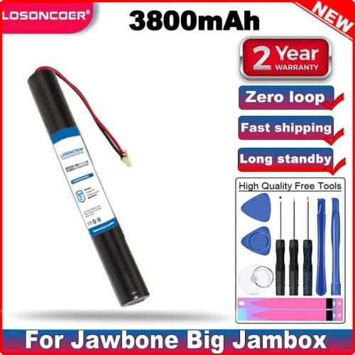 LOSONCOER 3800mAh Good Quality Battery for Jawbone Big Jambox Speaker Batteries