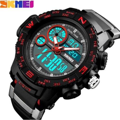 Fashion Mens Watches Outdoor Men Sports Watches SKMEI Brand Waterproof Digital Quartz Watch Men Wrist Watch Relogio Masculino