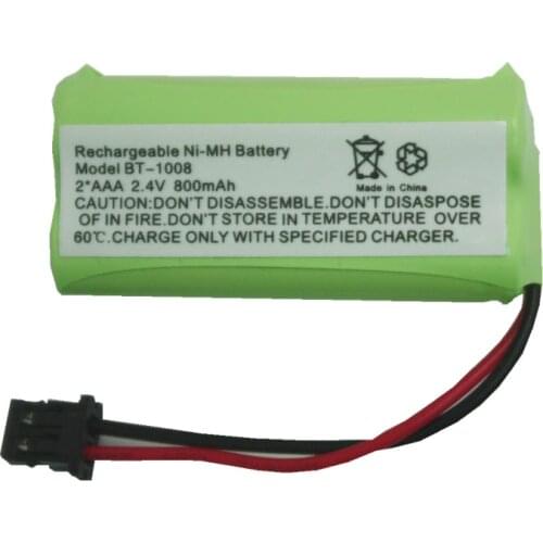 2pcs/lot 2016 new arrival 2.4V 800mAh Cordless Phone Rechargeable Ni-MH Battery For Uniden BT-1008 BT1008 BT-1016 DCX-200 DCX210