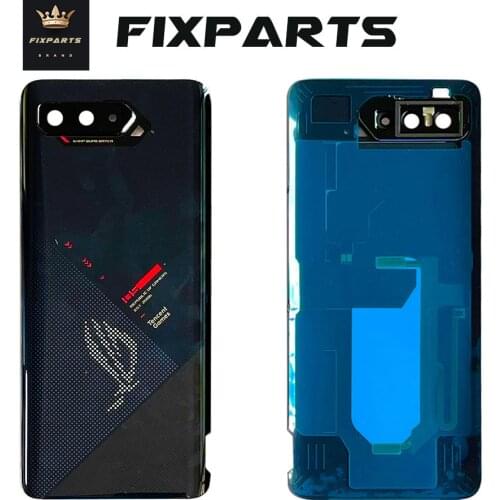 Original New For Asus ROG phone 5 ZS673KS Back Battery Cover Door Rear Glass Housing Case For ROG 5 ZS660KL I005DA Battery Cover