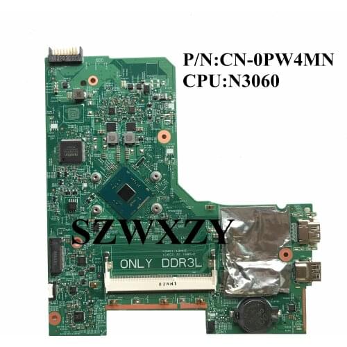 Excellent For DELL INSPIRON 3452 3552 Laptop Motherboard With N3060 CN-0PW4MN PW4MN 14279-1 PWB:896X3 REV:A00 100% Working