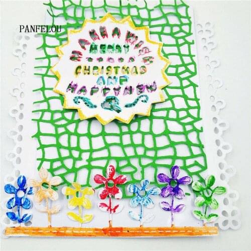 PANFELOU Easter badge metal craft paper die cutting dies Scrapbooking/DIY Easter Halloween Embossing mould cards