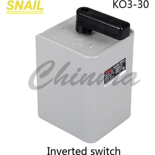 Reverse switch for CNC.delixi.30A KO3-30 380V 220V copper plate.forward and reverse conversion switch electrical