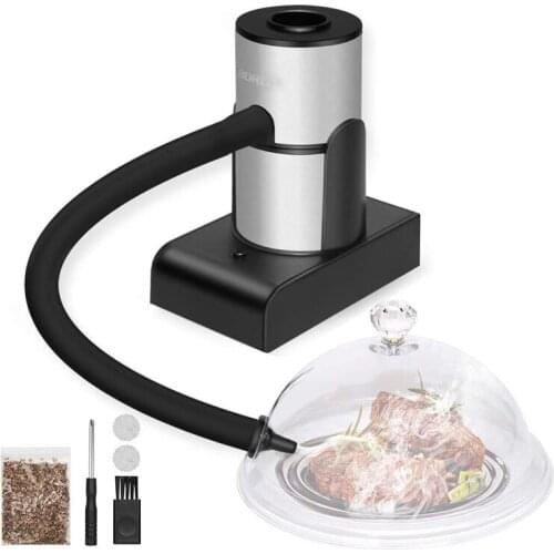Handheld Kitchen Cocktail Smoker Portable Smoking Gun Smoke Meat, Drink & Food Indoor Infuser For for Sous Vide,Meat,Cheese,BBQ