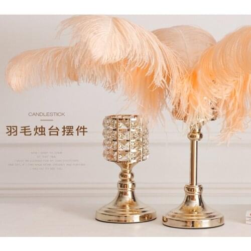 50-55cm 50pc/lot Champange dyed Ostrich Feather For Crafts Carnival Party Halloween Wedding Decorations Jewelry plume chirstmas