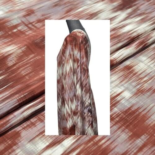 Printed crepe de chine silk fabric 18 mm anti-wrinkle dress crepe fabric breathable natural silk fabric wholesale silk cloth