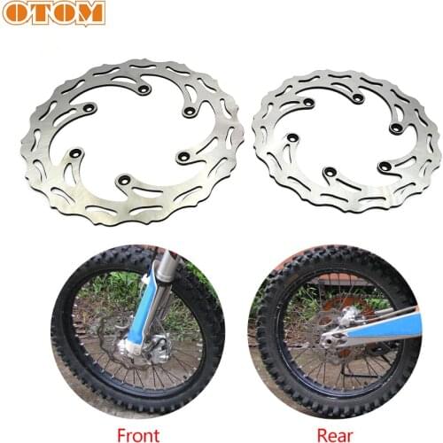 OTOM 260mm 220mm Motorcycle Front Rear Brake Discs Rotors For KTM EXC SX XCF XCW XCFW HUSQVARNA FC TE FE 125 150 250 300 450 530