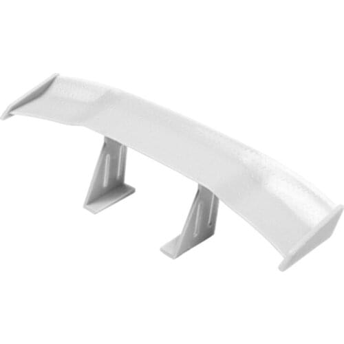 D2TB Car Styling Tail Wing Decoration Model Carbon Fiber Twill Look GT Tiny Mini Racing Rear Small Wing Spoiler Decoration