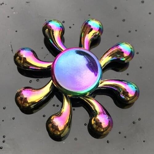 YUC Anti Stress Spinner Metal Kids Toys Finger Spinner Zinc Alloy Adult Desktop Toys R188 Fidget Toys Hot Stress Reliever Toys