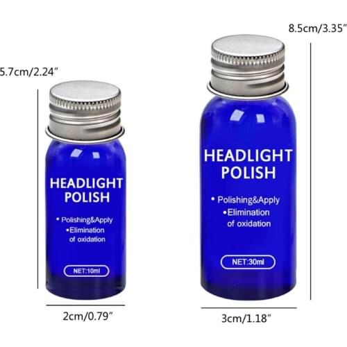 Automotive Headlight Repair Fluid Lamps Rearview Polishing Tool for Car Scratch Yellowing Dust Cleaning Helper T3ED