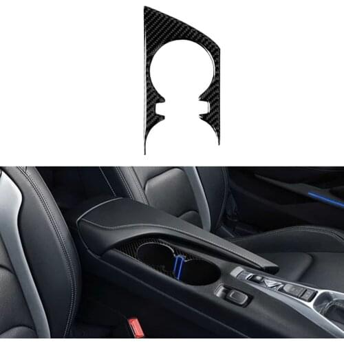 With Car Air Freshener Front Cup Seat Cover Decoration High Quality 1 Pair Carbon Fiber Interior Black Chevrolet