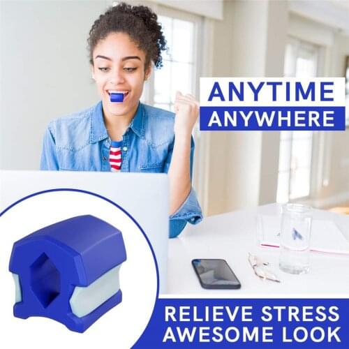 1PCS Food-grade Silica Gel JawLine Exercise Ball Muscle Trainin Fitness Ball Neck Face Toning Jawrsize Jaw Muscle Training