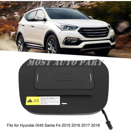 10W Inner 10W Car Wireless Charger Phone Fast Chargeing Pad For Hyundai Santa Fe 2015-2019 The Phone With QI Wireless Charging