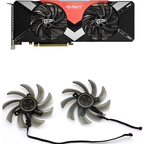 2pcs/Set GA91S2U GPU Cooler 85MM Fan 4PIN For Palit GeForce RTX 2080 GAMING PRO/DUAL Graphics Cards As Replacement Cooling Fans