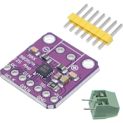 10PCS Max98357 3w Class D Amplifier Breakout Interface I2s Dac Decoder Module Filterless Audio Board For Raspberry Pi Esp32