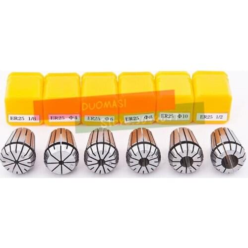 Free Shipping 6PCS for Choose ER ER40 Collet Chuck for Spindle Motor Engraving/Grinding/Milling/Boring/Drilling/Tapping