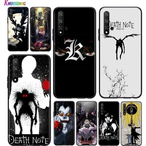 Bright Black Cover death note kira for Huawei Honor 30 20S 20 10i 9S 9A 9C 9X 8X 10 9 Lite 8A 7C 7A Pro Phone Case