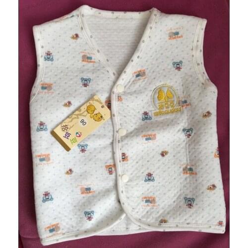 Hooyi Baby Coat Soft Breathable Newborn Vest Outfits 0-24Month Baby Boy Waistcoat Jacket Soft Infant Outerwear Cardigans