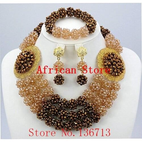 Purple Nigerian Wedding African Beads Jewelry Set Crystal Beads African Costume Jewelry Set Free Shipping BC302-5