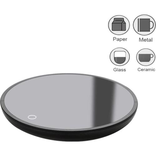 Milk Tea Water Cup Coffee Mug Cup Warmer Heating Electric Touch Pad 220V 15WTemperature Adjustable Hot Tea Makers Heater Warmer