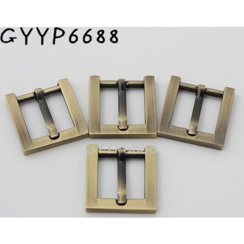 30pieces brush antique color 28*29mm metal pin buckle for ladys shoulderbags purse release accessories accept mix color