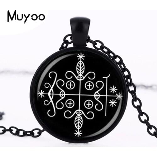 Fashion papa legba voodoo pendant ritual altar pendant occult medallion pendant NECKLACE jewelry HZ1