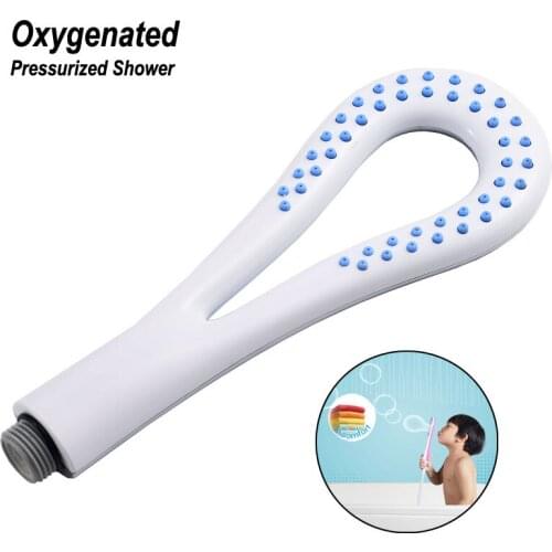 Pressure Rainfall Shower Head kids Water Saving Filter Spray Nozzle High Pressure Water Saving Blowing Bubbles for child