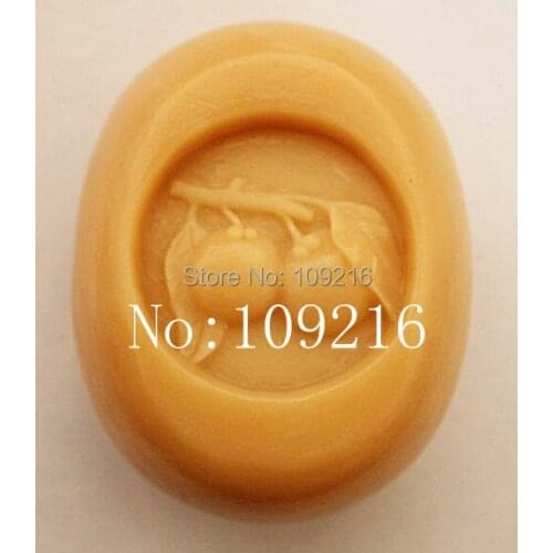 Wholesale!!!1pcs Small Cherry(ZX1709) Silicone Handmade Soap Mold Crafts DIY Mold