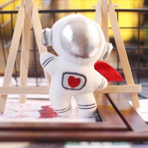 Plush Keychain Decorative Cartoon Skin-friendly Cute Space Supermen Astronaut Plush Pendant for Decoration