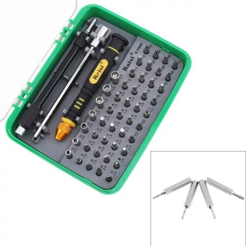 Practical 51-in-1 Opening Tools Kit Versatile Screwdriver Repair Set for Phones Home Appliances