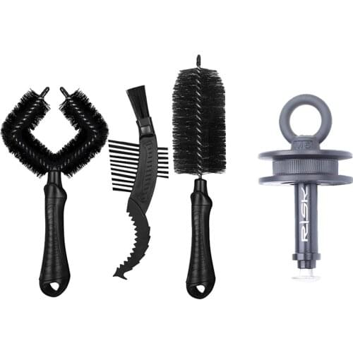 Bicycle Cleaning Brush Chain Wheel Cleaner & Chain Holder Sleeping Hub