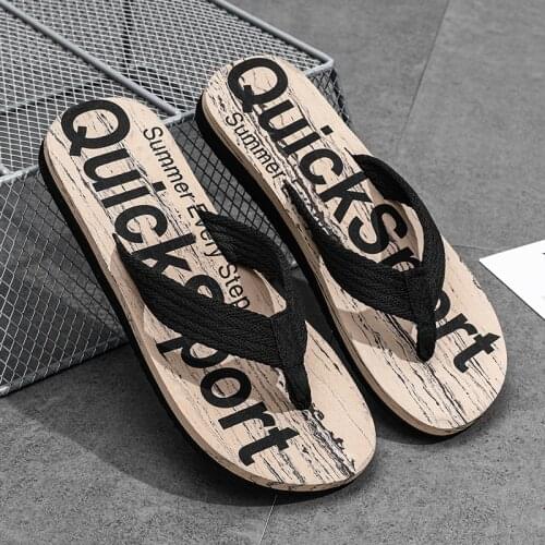 Summer Mens Sandals Flip Flop High Quality Beach Sandals Fashion Lightweight Wear Resistant Casual Shoes Large Size 45