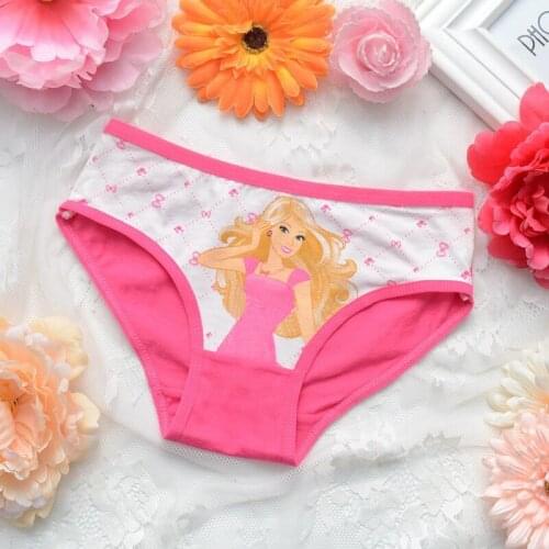 4pcs/pack princess cartoon shorts Fashion Baby Underwear Cotton Panties For Girls Kids Short Briefs Children Underpants 8models