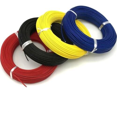 2.5 2 1.5 sqmm Temperature Resist Glass Fiber Rubber Coated Pure Copper Electrical Connection Wire