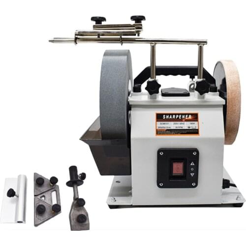 10 Inches New Sharpening Machine 220v/180w Low Speed Water Cooled Grinder Small Polisher Standard High Match Tools Equipment