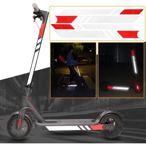 High Quality Reflective Scooter Sticker Waterproof Luminous Sticker for Xiaomi M365 Electric Scooter Skateboard Accessories