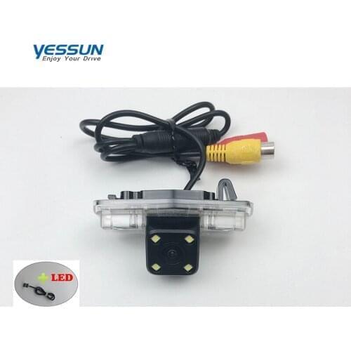 Yessun rear view camera For Honda City 2002-2008 4 led HD CCD Night Vision backup parking rear camera