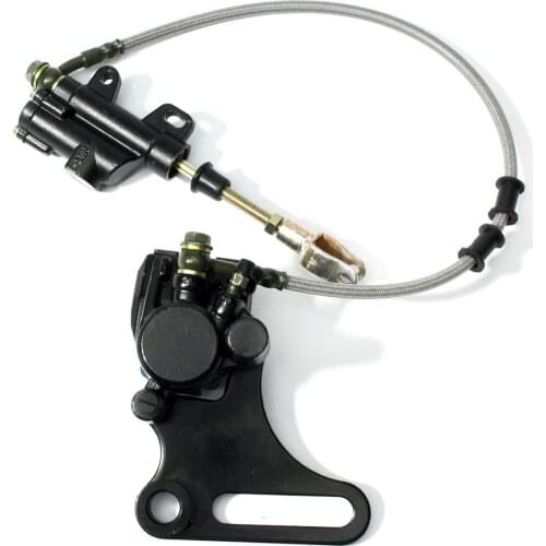 For 125cc 140cc Pit Dirt Bike 15mm Rear Disc Brake System Caliper Pad ATV Hydraulic Rear Brake Caliper