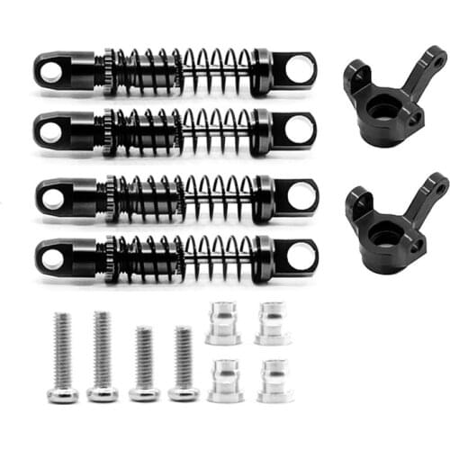 For XIAOMI Suzuki JIMNY 1/16 RC Crawler Car Parts Metal Shock Absorber with Steering Cup Upgrade Accessories