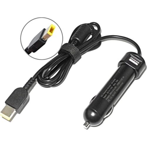 Laptop Car Charger 20V 4.5A 90w for Lenovo ThinkPad X240S E431 E531 G500 G505 T440 E431 E360 S3 Notebook Dc Power Supply Adapter