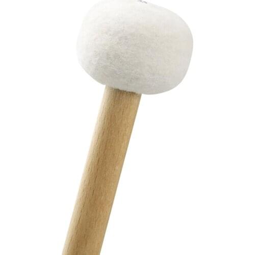 1 Pair of Soft Head Wooden Seal Mallets, Wooden Drumsticks, Handle Mallets