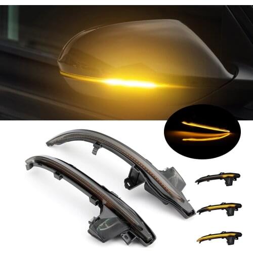 1 Pair LED Dynamic Turn Signal Light Rearview Side Mirror Light Indicator Blinker Light For Audi A6 C8 4K A7 4K8 A8 D5 2018 2019