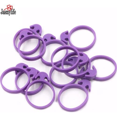 12PCS Silicone Icing Bag Ties Fixed Rings DIY Reusable Piping Decorating Bag Rubber Band Lashing No Leaks Baking&Pastry Tools