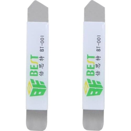 2PC Flexible Pry Spudger Scraper Stainless Steel Blade Phone Tablet Screen Battery Opening Tools for iPhone iPad Samsung Opener