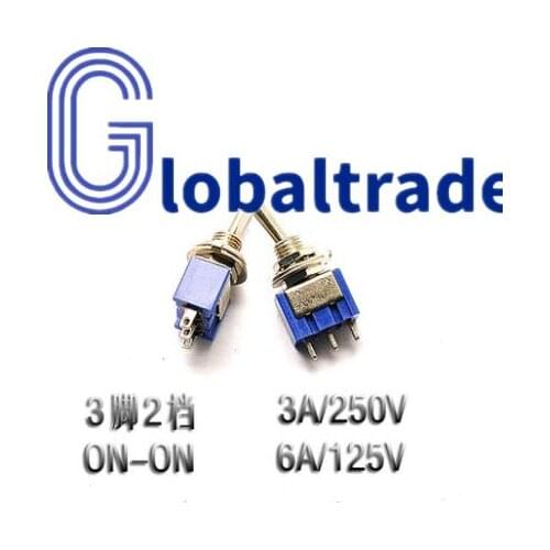 5Pcs/lot Miniature Toggle Switch MTS-102 SPDT 6A 125VAC/3A 250VAC Mini Switch Lever Switch 3 Pin ON/ON High quality