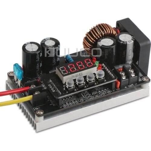 5 Pack 400W Voltage Regulator DC 6~65V to 0~60V 8A NC Power Supply Module/Charger DC 5V 12V 24V 48V Power Converter/Driver